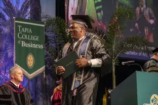 1st Graduate of BA Veteran Studies Degree